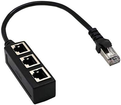 CONNECTIQUE RJ45 1 A 3 PORTS