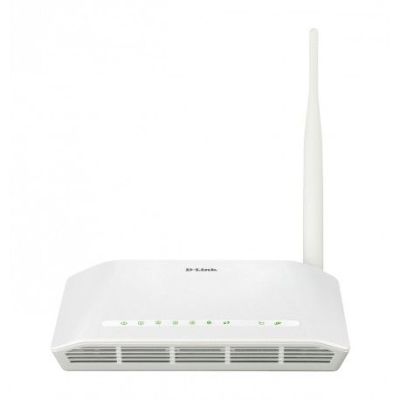 ROUTEUR D-LINK ADSL2 4 PORTS 11n 1x1 BLANC 5Dbi ANTENNE