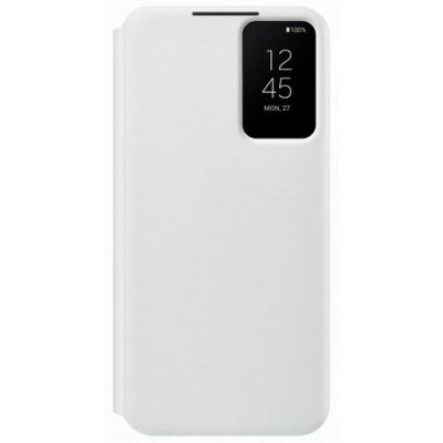COQUE DE PROTECTION|SMART CLEAR VIEW SAMSUNG GALAXY S22 PLUS WHITE