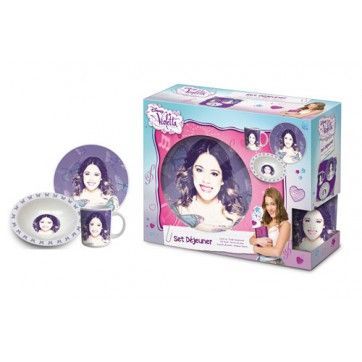 SET DÉJEUNER 3 PIECES VIOLETA 