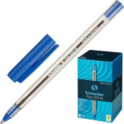 PAQUET DE 50 STYLOS BLEU SCHNEIDER