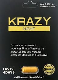 STIMULANT SEXUEL|KRAZY NIGHT APHRODISIAQUE HOMME EFFET IMMEDIAT