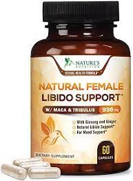 Female Libido Supplement for Excitement, Desire and Energy Support 1000mg - with Maca and Tribulus Vitamins for Women with B12, Red Panax Ginseng, Horny Goat Weed and Gingko - 60 Capsules