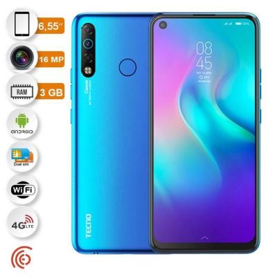 Tecno CAMON 12 Air – Mémoire 32 Go – RAM 3 Go – Photo 16 Mp