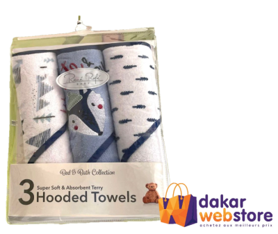 HABITS BEBE | LOT DE 3 SORTIES DE BAIN POUR GARÇON