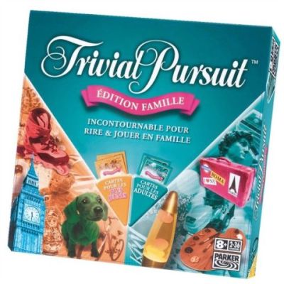 JEUX TRIVIAL PURSUIT EDITION FAMILLE 8 ANS +
