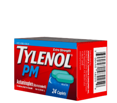 Tylenol PM Extra Fort | Anti-douleur nocturne et comprimés d'aide au sommeil