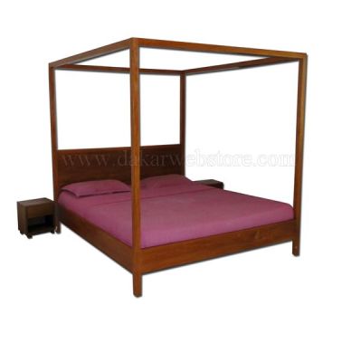 LIT BALDAQUIN AVEC CHEVET