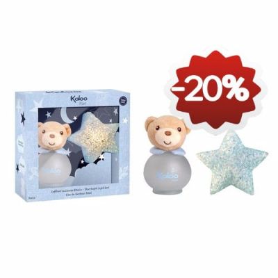 PARFUM ENFANT COFFRET KALOO ETOILE BLUE + VEILLEUSE LUMINEUSE BLUE 50ML
