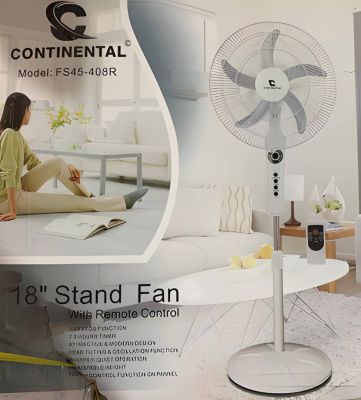 VENTILATEUR CONTINENTAL SUR PIED FS45-408R / 18''