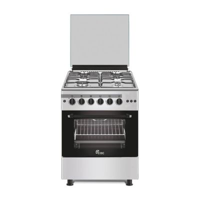 CUISINIERE CAC 4 FEUX 60X60|FULL OPTION INOX CAC60F
