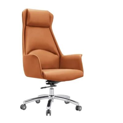 MOBILIER DE BUREAU|FAUTEUIL DIRECTEUR SIMILICUIR|MARRON EM