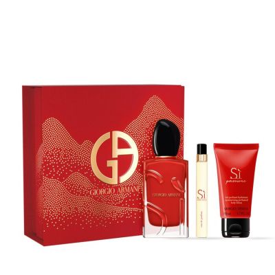 COFFRET - SI PASSIONNE DE DIORDIO ARMANI (EAU DE PARFUM + LOTION + MINI EDP)
