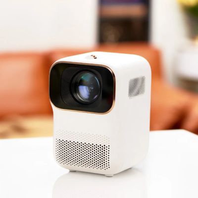 Mini Vidéoprojecteur LED Xming Q1 1080P par Xiaomi Ecosystem, 250 lumens ANSI, synchronisation d'écran WiFi, projection arrière de 120 pouces, HDR avec télécommande