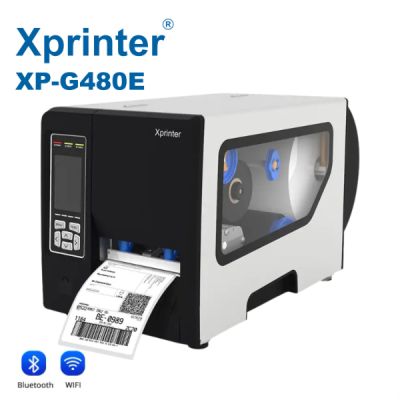 IMPRIMANTE THERMIQUE / Imprimante d'autocollants de codes barres industrielle de 4 pouces Xprinter XP-G480E