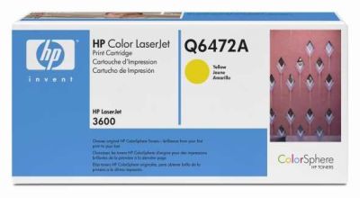 CARTOUCHE HP LASER Q6472A YELLOW